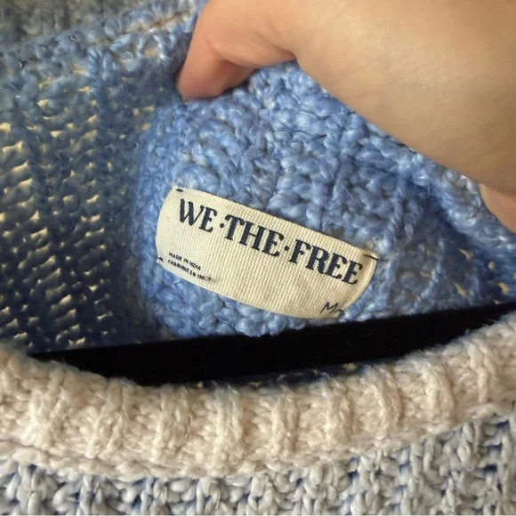 We The Free Women's Soft Blue Sweater - Picture 4 of 5